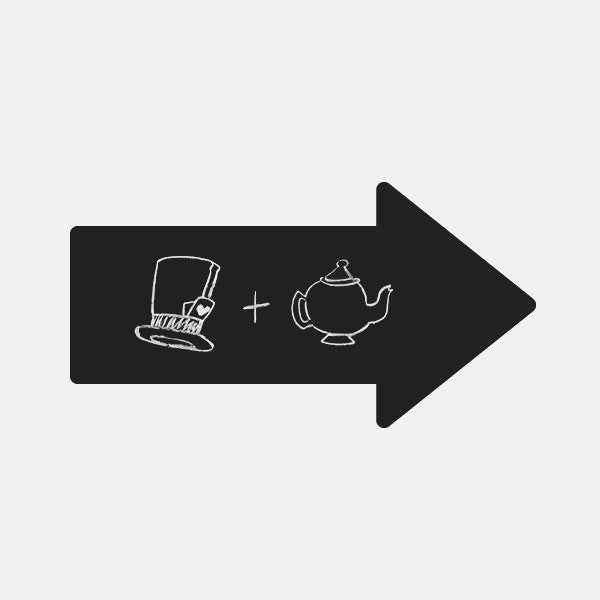 Arrow Chalkboard Wayfinding Event Signage