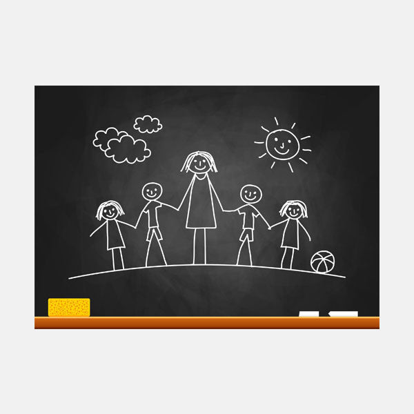 Kid's Imagination Chalkboard