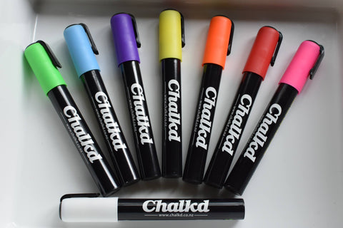 Chalkd Markers - 6mm chisel/bullet tip